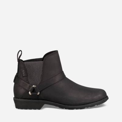 Dámské Chelsea Boots Teva Ellery FG Waterproof Černé - CZ473906